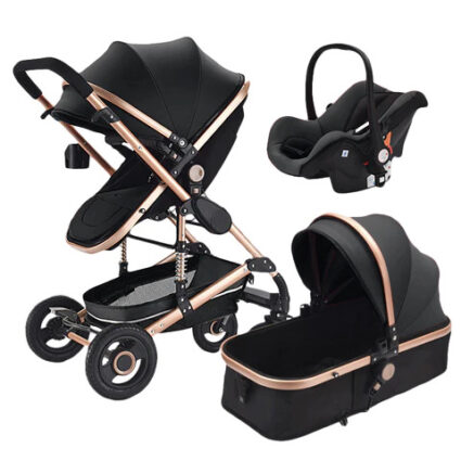 Pram Rts 9 in 1 Baby Pram with Bassinet & Push Chair Set | Bassinet Pram Australia