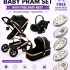 3 in 1 pram with baby nest bed