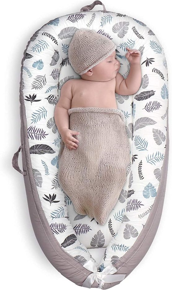 Baby Nest, Baby Lounger, Baby bed for Infant & Newborn Babies, 100% cotton – Cuteably