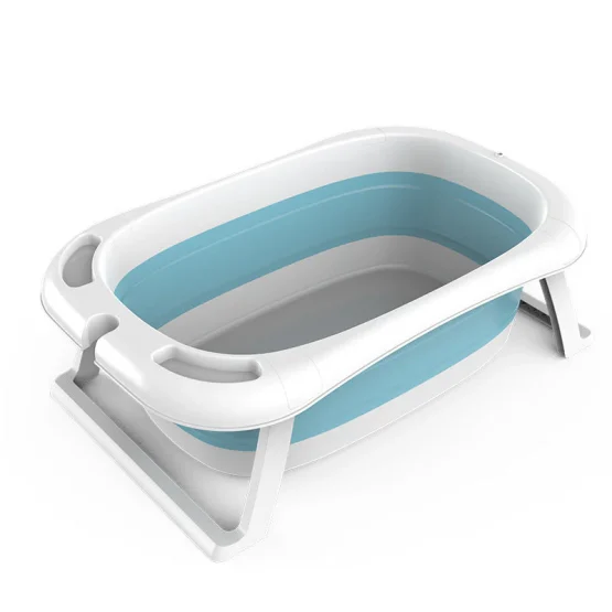 Cuetably Foldable/Collapsible Bath Baby Bath Tub – Blue