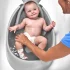 Newborn to toddler baby bath tub with adjustable smart sling