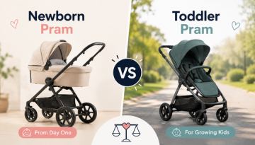 newborn vs travel pram